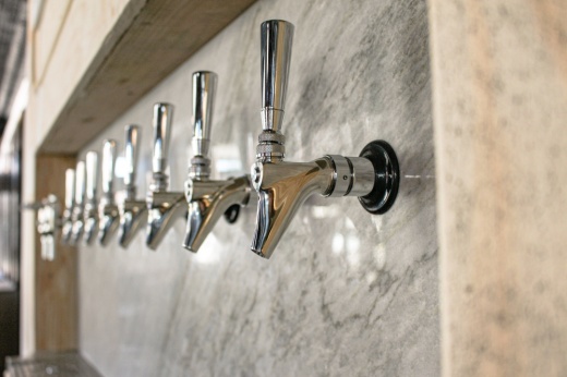 Fass Brewing Co. opened its brewpub on Main Street in downtown Conroe in October. (Chandler France/Community Impact Newspaper)