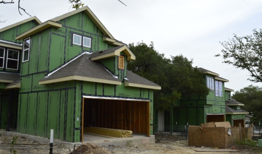 North Austin home under construction