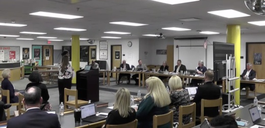 The SCUCISD board of trustees reviewed the annual report of top priority goals and board goals during the Oct. 19 meeting. (Jarrett Whitener/ Community Impact)