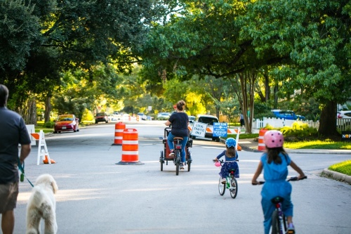 The plan calls for traffic control methods to make streets safer for pedestrians and cyclists. (Courtesy Living Streets)