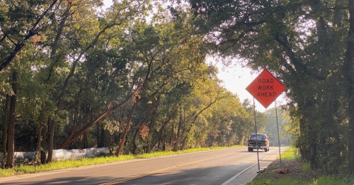 A Williamson County project to make improvements to Hairy Man Road and Brushy Creek Road on the 2.2 miles of street between Brushy Bend and Sam Bass Road is now expected to be completed in December, according to the county. (Brooke Sjoberg/Community Impact Newspaper)