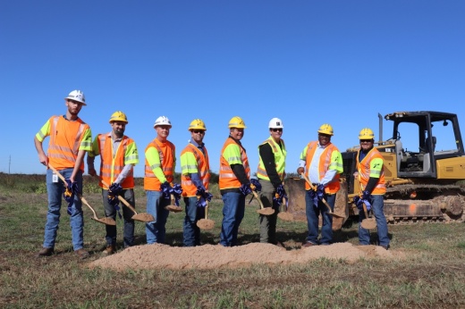 TxDOT broke ground on the $17.7 million project to extend Robert S. Light Boulevard. (Zara Flores/Community Impact Newspaper)