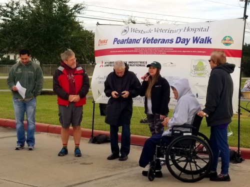 This year’s Pearland Veterans Day Walk will be held on Nov. 13 and begin and end at the parking lot of the Pearland Natatorium and Recreation Center, located at 4141 Bailey Road, Pearland. (Courtesy Ana Gorham-Maki)