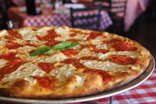 Grimaldi's Pizzeria serves traditional coal brick oven pizza. (Courtesy Grimaldi's Pizzeria)