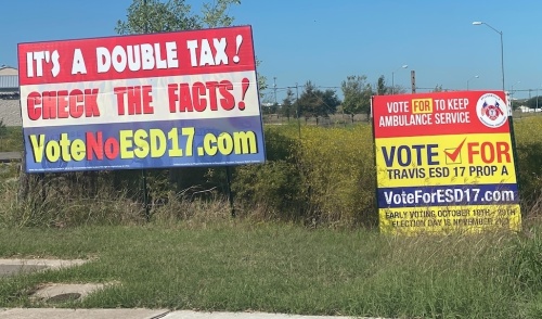 Early-voting numbers show residents are largely opposed to a measure to annex Pflugerville and its extraterritorial jurisdiction into ESD 17. (Brian Rash/Community Impact Newspaper)