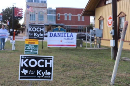 Two seats were up for election Nov. 2 on Kyle City Council. (Zara Flores/Community Impact Newspaper)