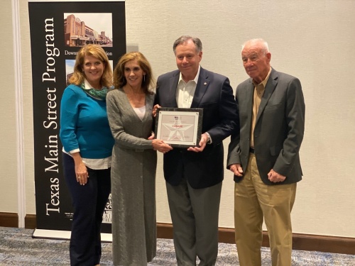 The city of Conroe was designated as an incoming member of the 2022 Texas Main Street program following an announcement during the Texas Downtown Association Annual Conference in Denton on Nov. 3. (Courtesy city of Conroe)