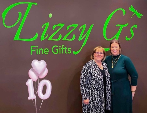 For 10 years, Lizzy G's Fine Gifts has sold a variety of gifts at Vintage Park in Spring. Owners Ginger “G” Lester and her niece, Liz “Lizzy” LeCrone, will celebrate the milestone Nov. 4-6. (Courtesy Lizzy G's Fine Gifts)
