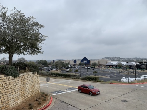 The existing roadway at the Shops at the Galleria is part of a proposed engineering study to determine the feasibility of connecting  Bee Caves Road and Hamilton Pool Road. Bee Cave City Council voted Nov. 9 to seek proposals on such a study. (Greg Perliski/Community Impact Newspaper)