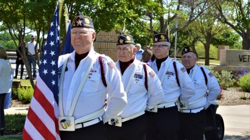 The post provides the Color and Honor Guard at community events. (Courtesy American Legion Post 178)