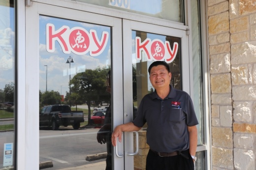 Koy Chinese and Sushi owner Frank Lai celebrated 10 years of business in October. (Zara Flores/Community Impact Newspaper)