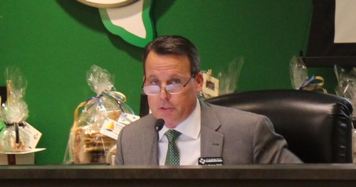 Carroll ISD Superintendent Lane Ledbetter addressed the Southlake community and apologized for "being distracted" by community tensions, pledging a renewed focus on students and staff. (Sandra Sadek/Community Impact Newspaper)