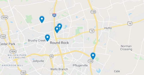 The following commercial projects have been filed through the Texas Department of Licensing and Regulation. (Screenshot courtesy of Google Maps)