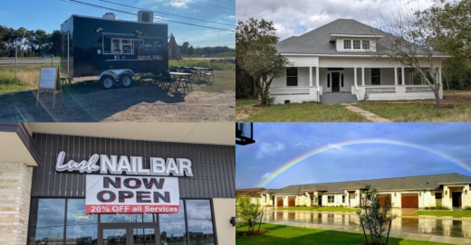 Restaurants, salons, food trucks and health care clinics are coming soon or are now open. (Courtesy Brooke Sjoberg, Carson Ganong/Community Impact Newspaper; Heritage Lakes Senior Living Community)