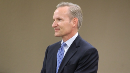 With the swearing in of Andrew Yeager, the Carroll ISD board of trustees has all of its seats occupied once again. (Sandra Sadek/Community Impact Newspaper)
