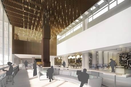 The new American Airlines lounge will be the largest at Austin-Bergstrom International Airport. (Courtesy American Airlines)