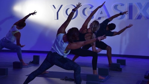 YogaSix opened in November in the Lakeline Market shopping center. (Courtesy YogaSix)