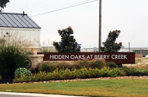 Hidden Oaks at Berry Creek is currently being built out by a pair of home builders. (Eddie Harbour/Community Impact Newspaper)