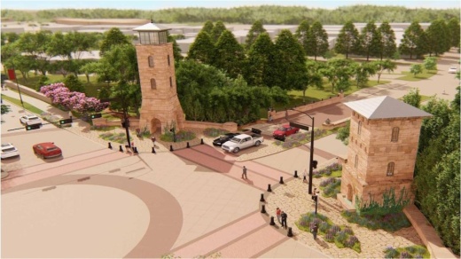 Main Street and SH 26 rendering