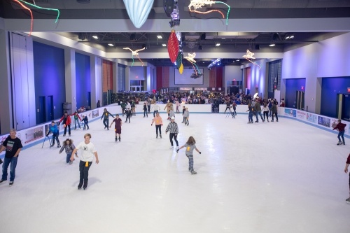 The Woodlands Township invites residents and visitors to enjoy The Ice Rink at The Woodlands Town Center this holiday season. (Courtesy The Woodlands Township)