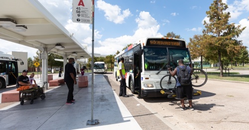 One of METRO's sustainability vision statement goals is to have a 100% zero-emission bus replacement by 2030. (Courtesy Metropolitan Transit Authority of Harris County)