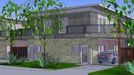 The Cotton Groves in McKinney is one of the affordable housing communities that will debut in 2022. (Rendering courtesy Habitat for Humanity of Collin County)