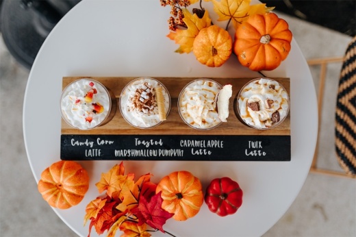 Hebrews Coffeehouse specializes in coffee flights, an assortment of four specialty coffees with flavors changed every two weeks. (Courtesy Hebrews Coffeehouse)