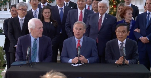 Local and state officials have made statements welcoming Samsung to Taylor following the announcement that the city will be home to its new $17 billion semiconductor fabrication plant. (Courtesy KXAN)
