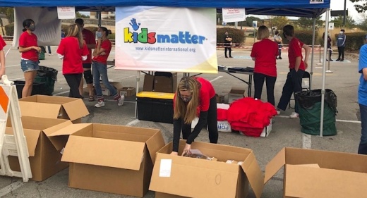 Kids Matter International hosts its Around The Block program every year in partnership with Kohls to give clothes to kids in need. (Courtesy Kids Matter International)
