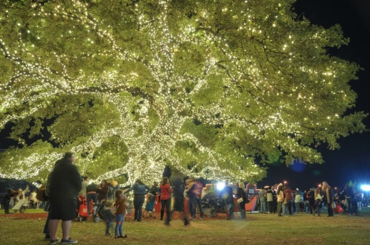 The city of Cedar Park will host its annual tree-lighting ceremony at Heritage Oak Park on Dec. 3. (Courtesy city of Cedar Park)