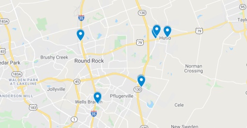The following commercial projects for new restaurants have been filed through the Texas Department of Licensing and Regulation. (Screenshot courtesy Google Maps)