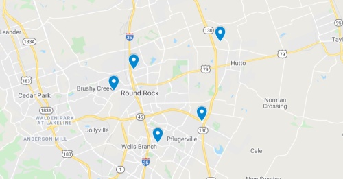 The following commercial projects have been filed through the Texas Department of Licensing and Regulation. (Screenshot courtesy Google Maps)
