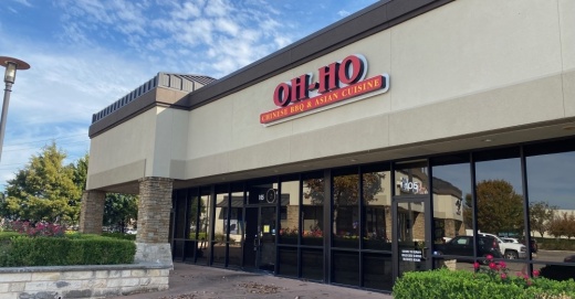 Oh-Ho Asian BBQ and Chinese closed in Round Rock Nov. 1, according to a notice posted on the door of the establishment. (Brooke Sjoberg/Community Impact Newspaper)
