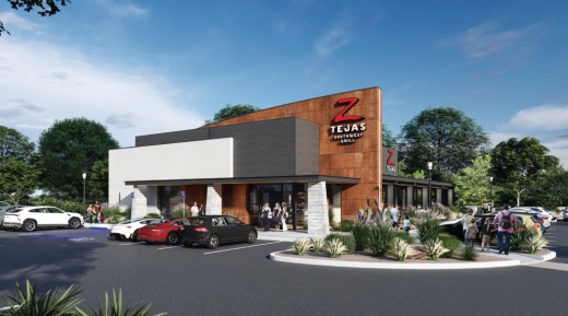 Z'Tejas Southwest Grill is coming to Kyle in late 2022 to the Dry River District. (Rendering courtesy Z'Tejas Southwest Grill)