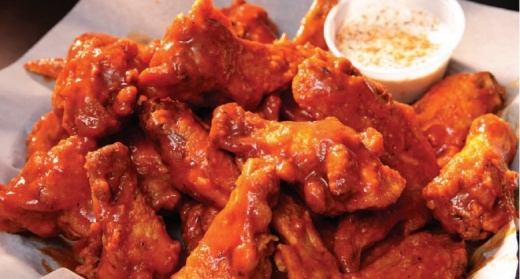 Wings from Wing Daddy’s Sauce House.