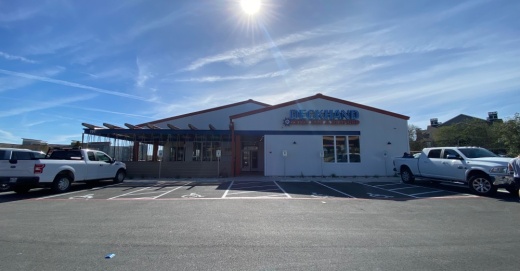 Deckhand Oyster Bar & Seafood relocated from its iconic original orange-painted North Austin location from 500 Parker Drive, Austin, to a new building at 701 W. Louis Henna Blvd., Austin, in October. (Brooke Sjoberg/Community Impact Newspaper)