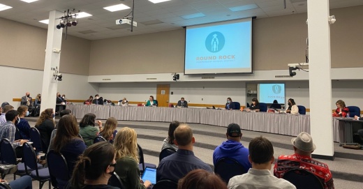 Round Rock ISD board members elected a new slate of officers during their Dec. 16 meeting. (Brooke Sjoberg/Community Impact Newspaper)