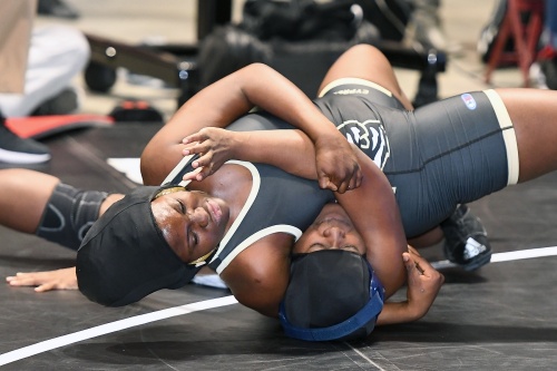 Sisters on the Mat is a youth and high school wrestling group for young women that opened a training facility in Lakeway in October. (Courtesy Cy-Fair ISD)