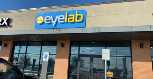 The location at 2150 E. Palm Valley Blvd., Ste 300, offers in-house eye exams, eye glasses, sunglasses and contacts. (Brooke Sjoberg/Community Impact Newspaper)