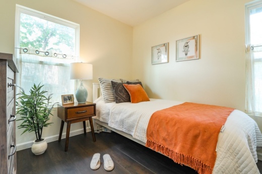 Bedroom at Austin Gardens Senior Living