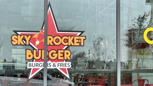 Sky Rocket Burger plans to open in mid-January at 6633 John Hickman Parkway, Ste. 100, Frisco. (Matt Payne/Community Impact Newspaper)