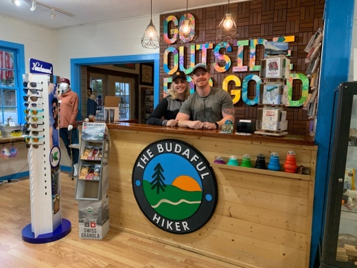 The Budaful Hiker closed in November. (Katharine Jose/Community Impact Newspaper)