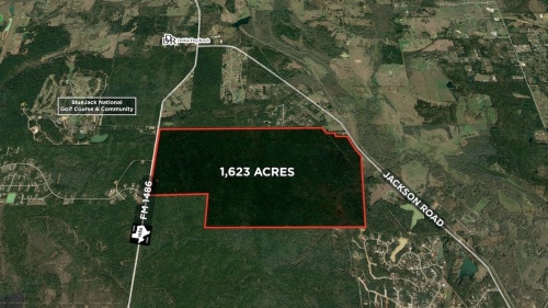 A Houston investor bought a 1,623-acre property along FM 1486 in Montgomery, according to a press release from NewQuest Properties. (Courtesy NewQuest Properties)