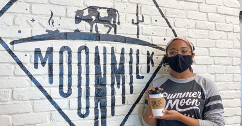 Summer Moon Coffee celebrated its one-year anniversary in December. (Photo Holly Galvan)