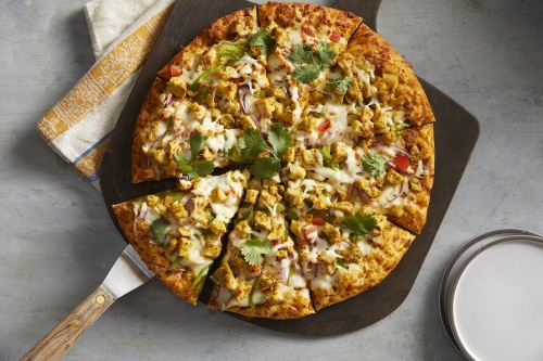 Curry Pizza House's curry chicken masala pizza