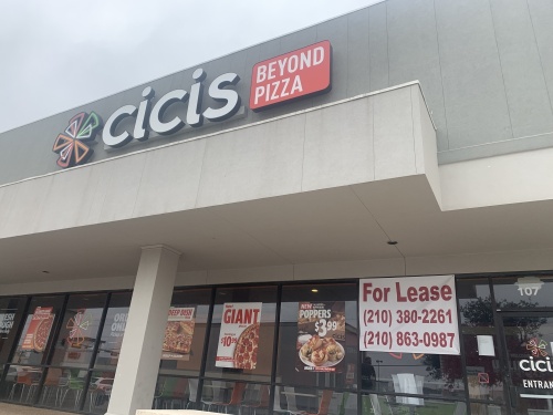 Cici's Pizza in San Marcos closed in November. (Zara Flores/Community Impact Newspaper)