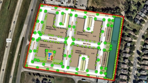 21101 FM 685 site plan