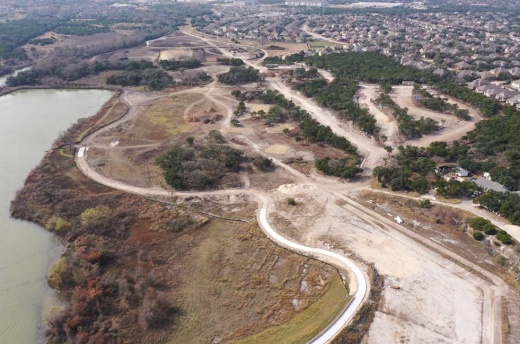 Construction is underway at Lakeline Park in Cedar Park. (Courtesy city of Cedar Park)
