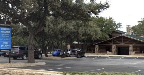 An office building, located on Loop 1604 and recently vacated by the Texas Trophy Hunters Association, is seen by the Hollywood Park Economic Development Corp. as a prime office/sales destination for prospective tenants. (Courtesy Google Streets)