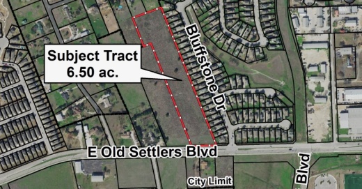 The Round Rock City Council rezoned a 6.5-acre tract of land to a planned unit development Jan. 13. (Courtesy City of Round Rock)